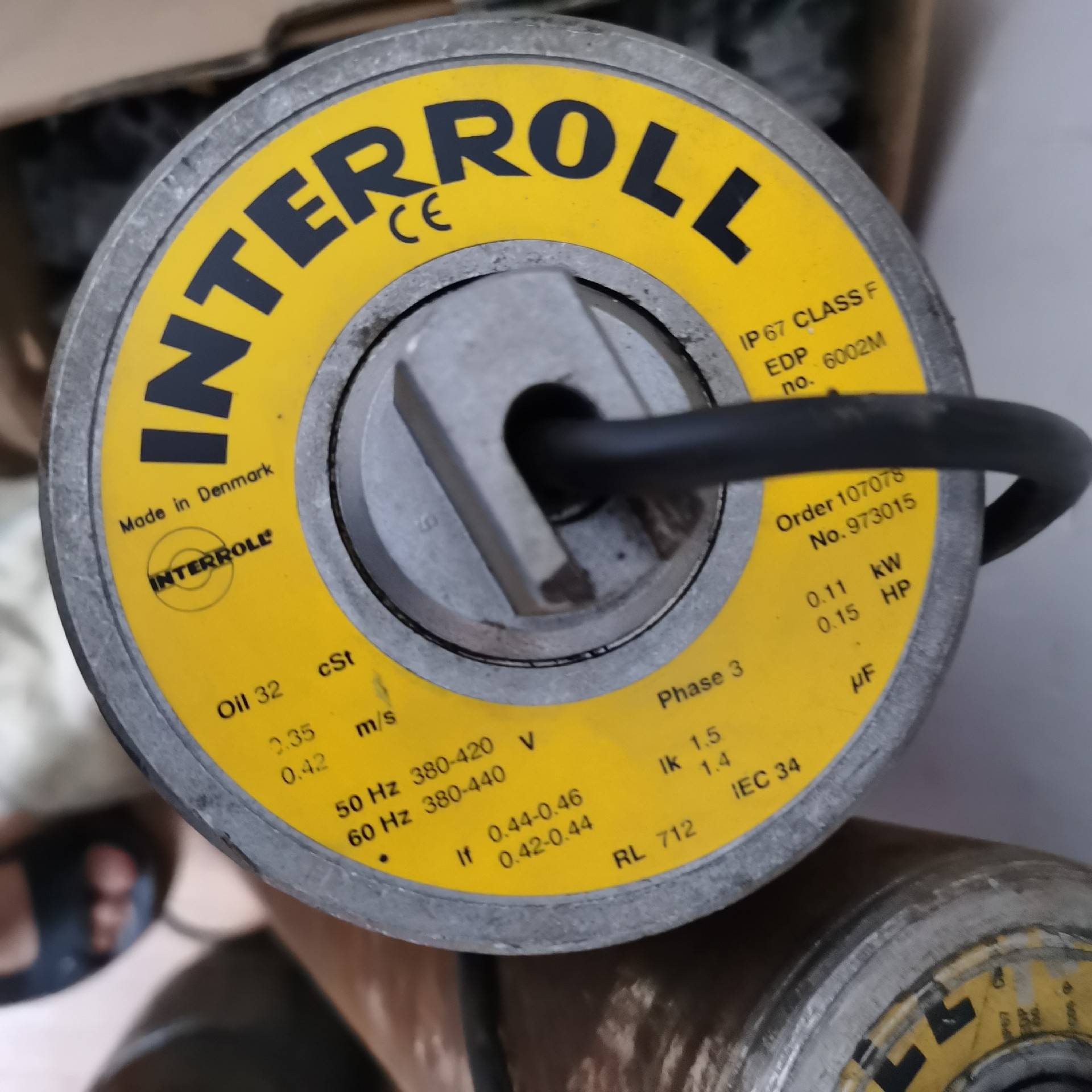 议价英特诺INTERROLL滚筒  。安装尺寸540mm适用