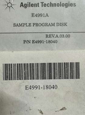 议价未拆封 Agilent E4991-18040 SAMP适用