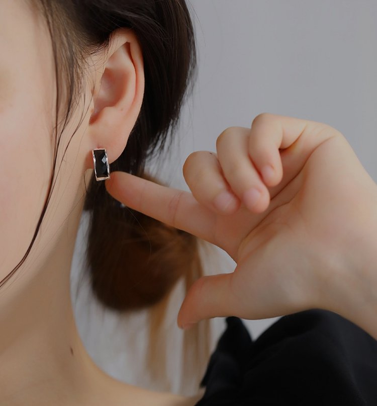 analuisa欧美s925女玛瑙耳环