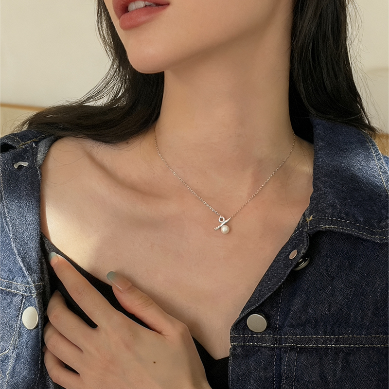 analuisaS925银百分比锁骨链