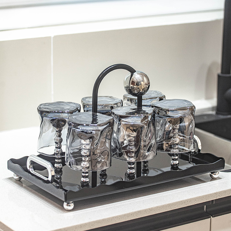 随沐杯子套装水杯家用玻璃杯