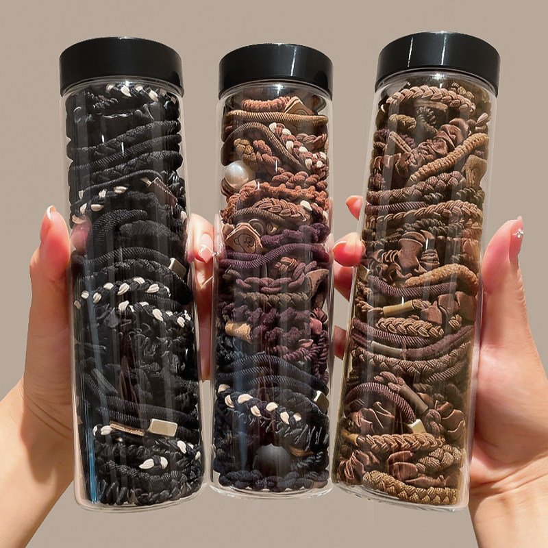 头绳2024新款高端橡皮筋女扎头秋冬高颜值发圈高弹力耐用皮套发绳,饰品/流行首饰/时尚饰品新,发饰,淘宝优惠券,粉丝福利购,淘宝优惠卷