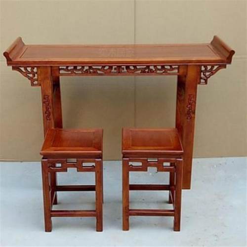 实木书桌课桌学校教室桌子直发辅导班桌凳仿古国学馆课桌椅培训