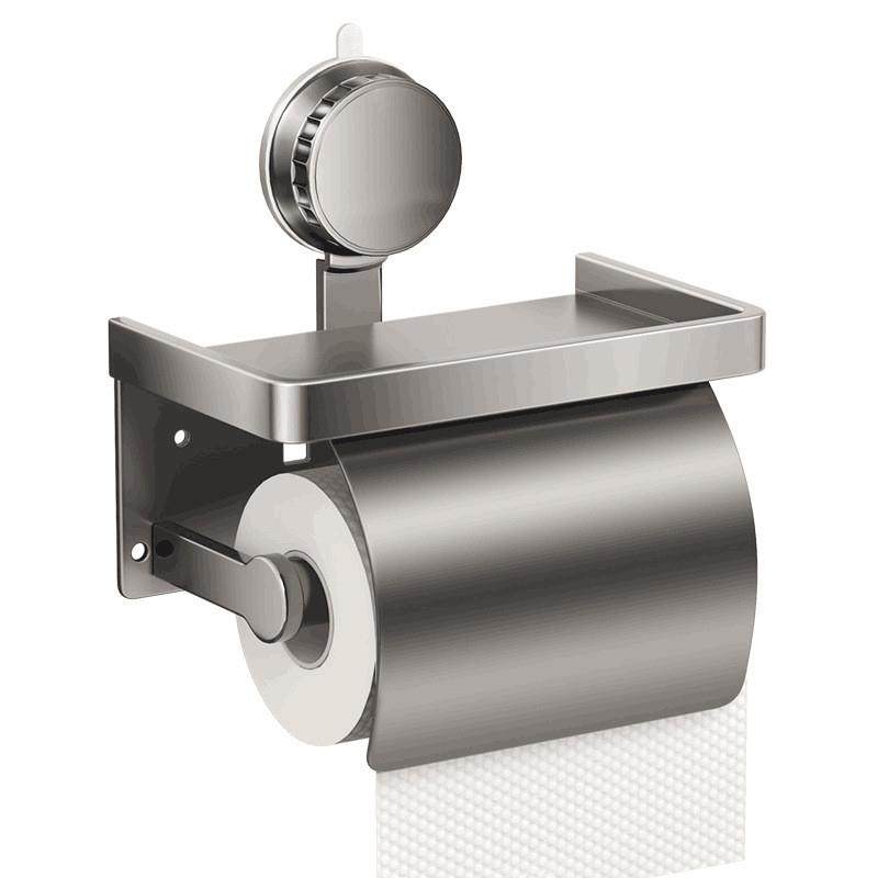 吸盘卫生间厕纸盒壁挂式厕所纸巾盒架浴室架打孔洗手间防水卷纸免