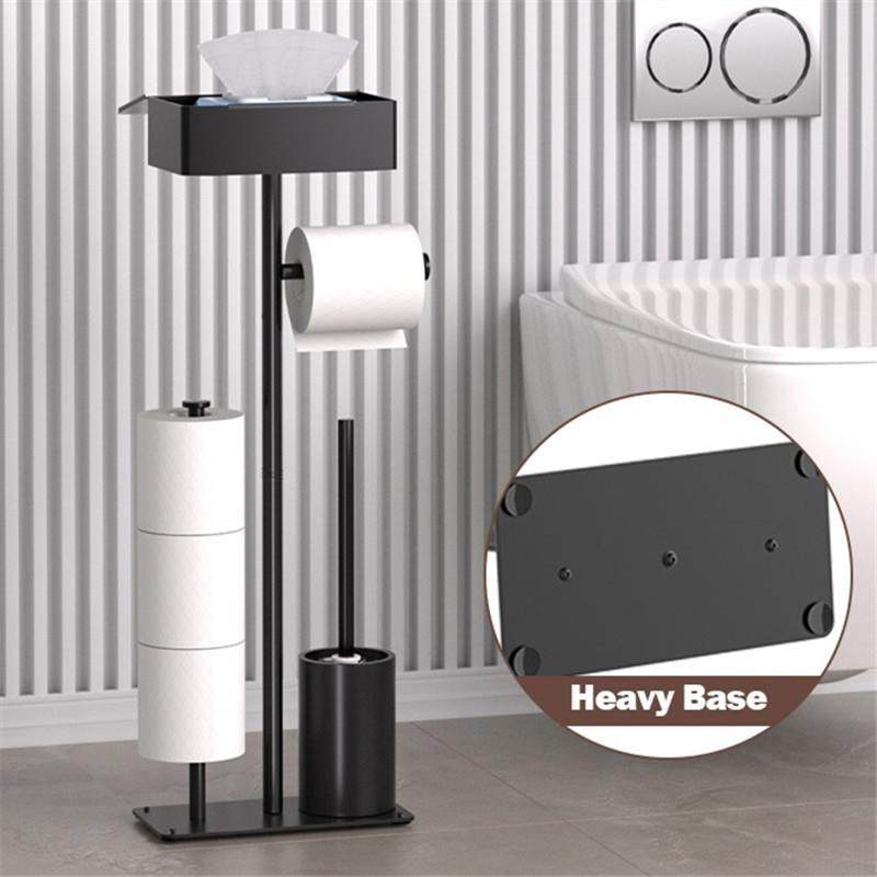 卫生间纸巾架落地立式手纸架浴室置地厕纸架卷纸多用途置物架