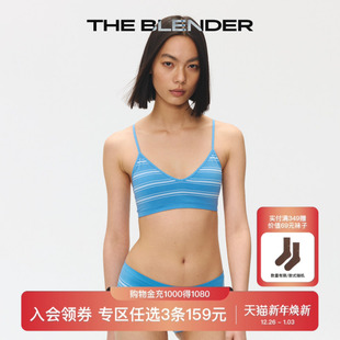 Blender无缝针织时尚 The 条纹中腰舒适三角内裤 任选3条159元