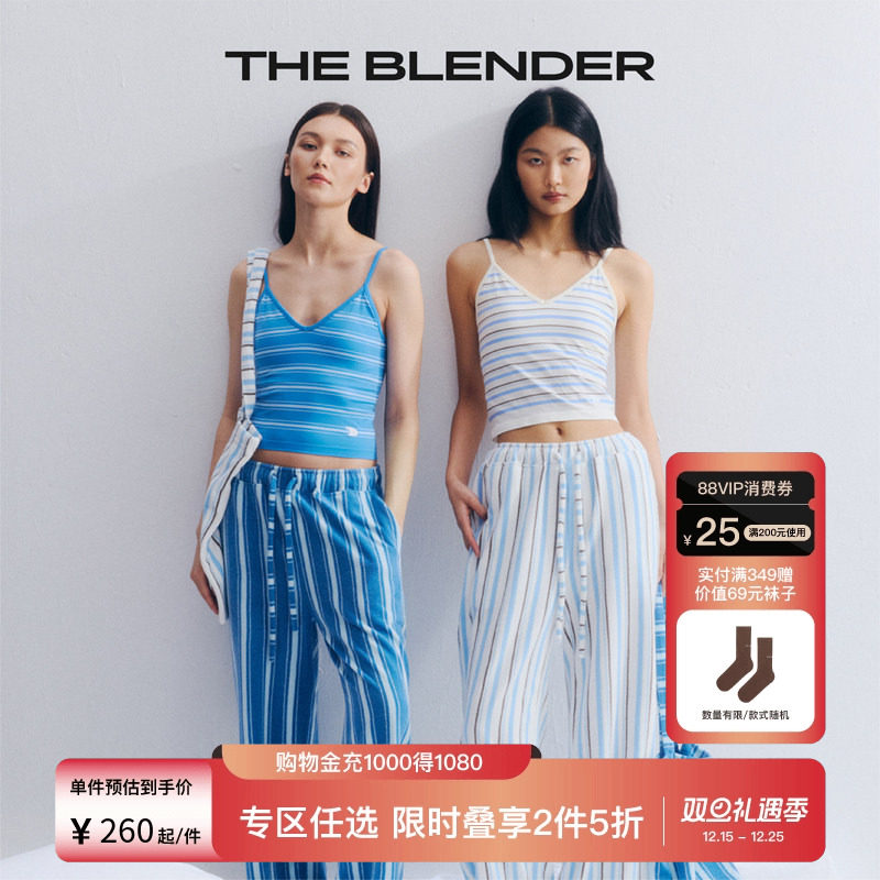 TheBlender女士毛巾布家居裤