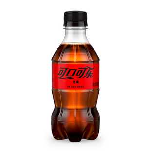零度可乐300ml*24瓶碳酸饮料汽水迷你小瓶装可口可乐团购批发促销