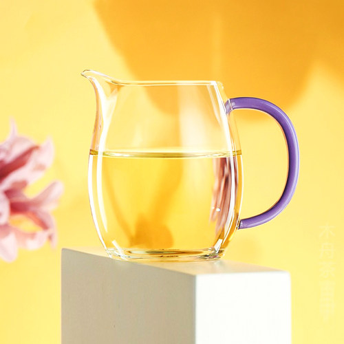 禾器公道杯玻璃高档紫金标揽遇澄然茶海2024新款公杯分茶器和器