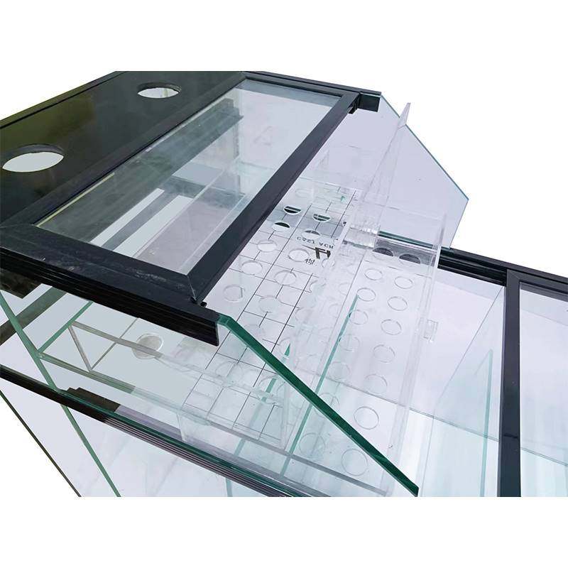 超白鱼缸超清底滤缸中大型水族箱客厅双层干湿盒抽屉沉淀仓底过滤