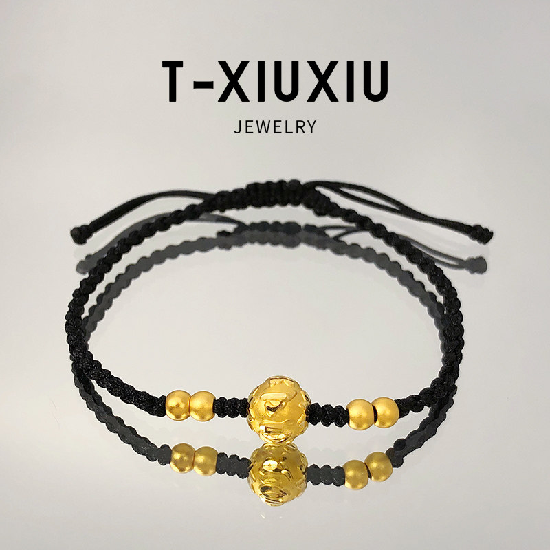 唐秀秀黄金足金999情侣款