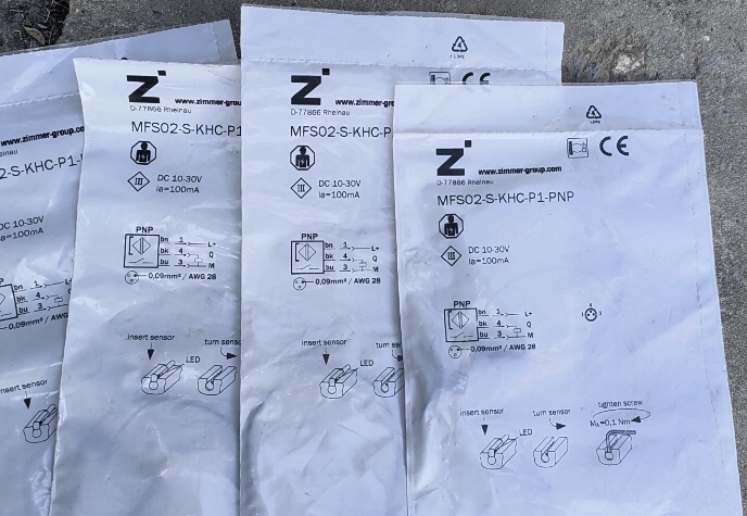 拍前询价:ZIMMER全新气缸传感器 MFS02-S-KHC-P1-PNP  ZIMMER