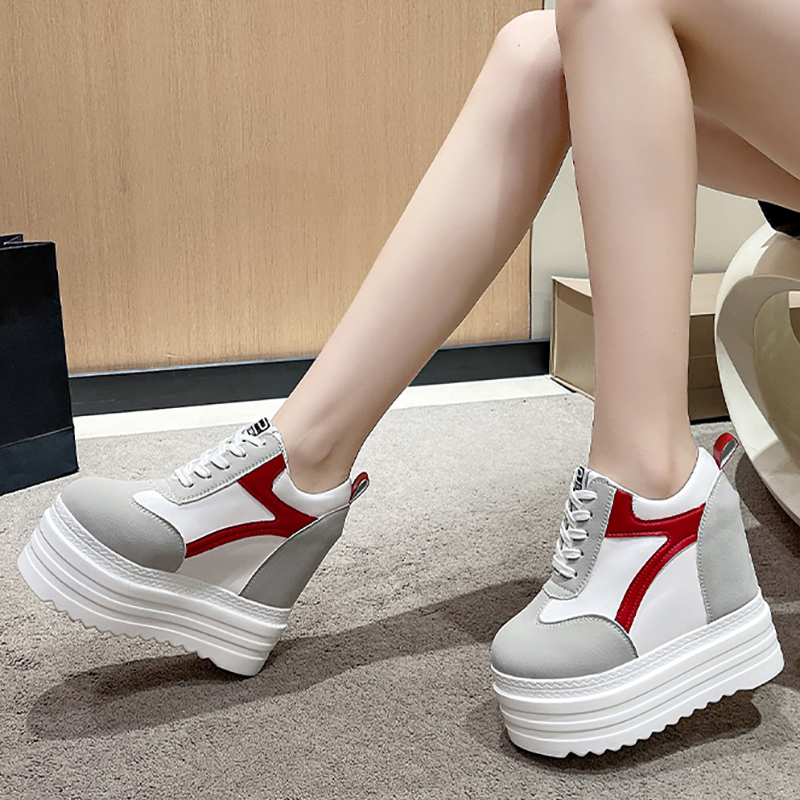 韩国内增高女鞋厚底老爹鞋女