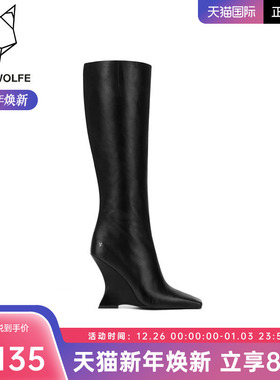 Naked Wolfe英国潮牌/adriana尖头女靴2025新款高跟显瘦时装靴潮