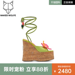 凉鞋 Naked 高跟名媛女高跟厚底时装 SUNFLOWER夏季 Wolfe英国潮牌