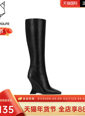 Naked Wolfe英国潮牌/adriana尖头女靴2025新款高跟显瘦时装靴潮