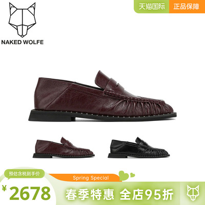 Naked Wolfe英国潮牌/Matrix复古乐福鞋小皮鞋2026休闲款单鞋女鞋