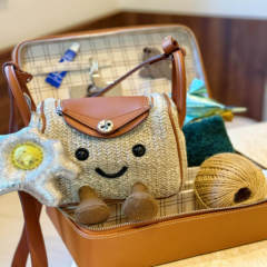 现货草编小精灵林迪Lindy枕头包可爱时尚单肩斜挎包