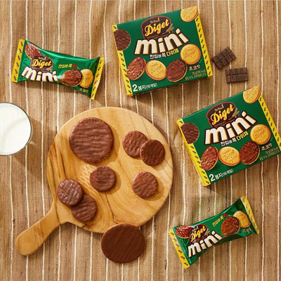 全麦mini饼干韩国进口薄脆饼干