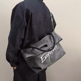 时尚百搭Evolution进化演唱会周边应援潮流大容量单肩斜挎包男女