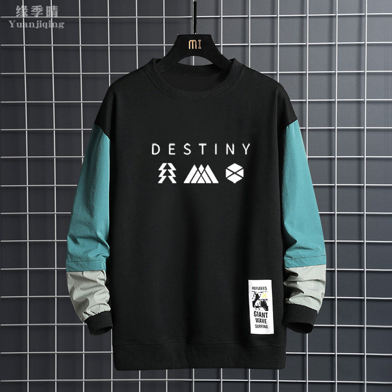 命运2 destiny PC游戏周边休闲动漫男青少年春秋季休闲圆领卫衣服