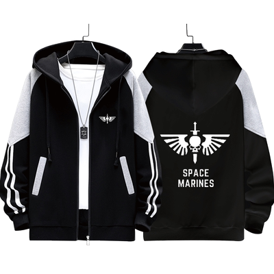 战锤青春活力开衫连帽