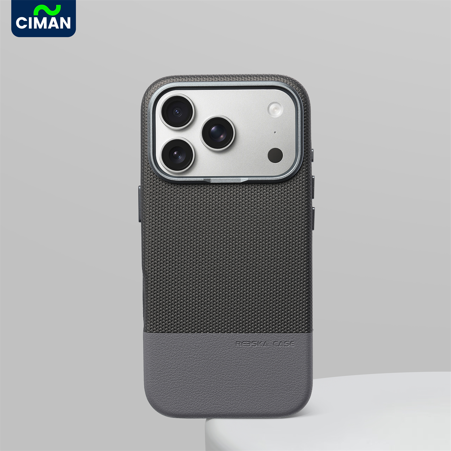 灰龙鳞拼接色碳纤维纹适用苹果17手机壳新款iphone17套苹果17promax全包17pro防摔苹果16硅胶15外壳14爆款13