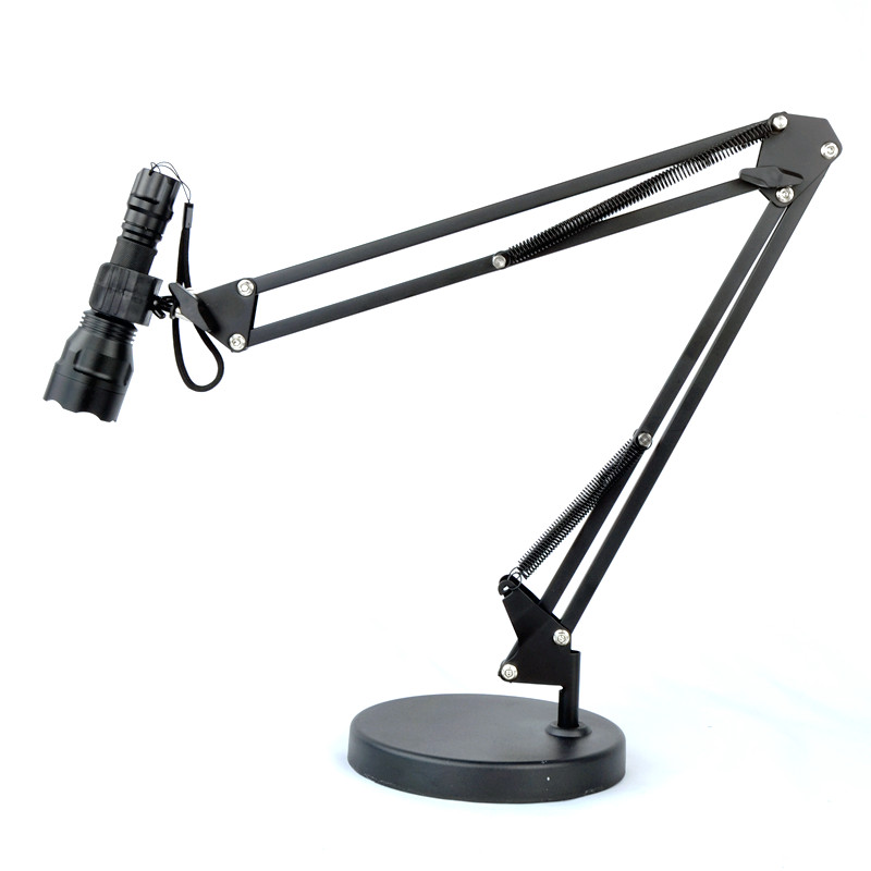 手电筒万向折叠悬臂支架圆管夹具固定器视觉灯光支架OK21 22 23