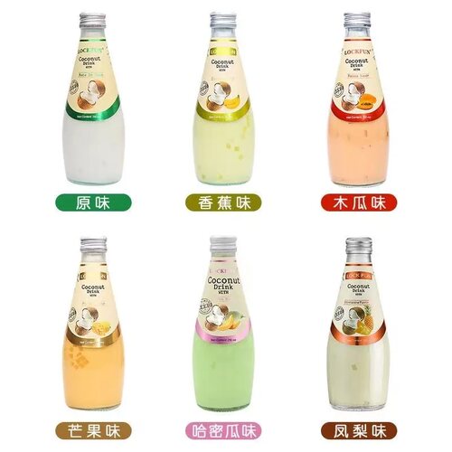 泰国进口乐可芬椰子汁290ml多味
