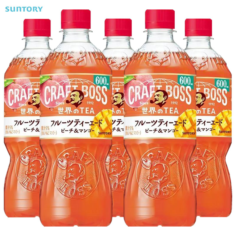 三得利BOSS桃子芒果味茶饮料