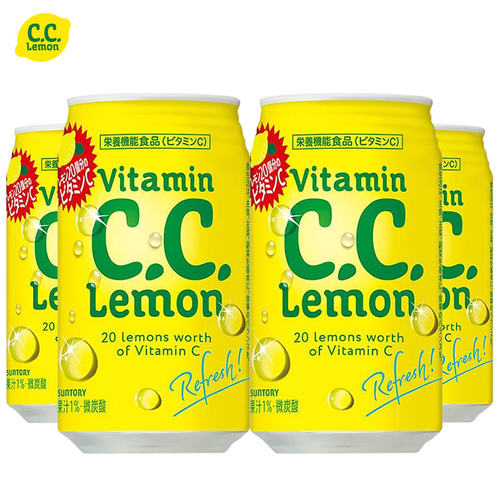 三得利CC柠檬味碳酸饮料