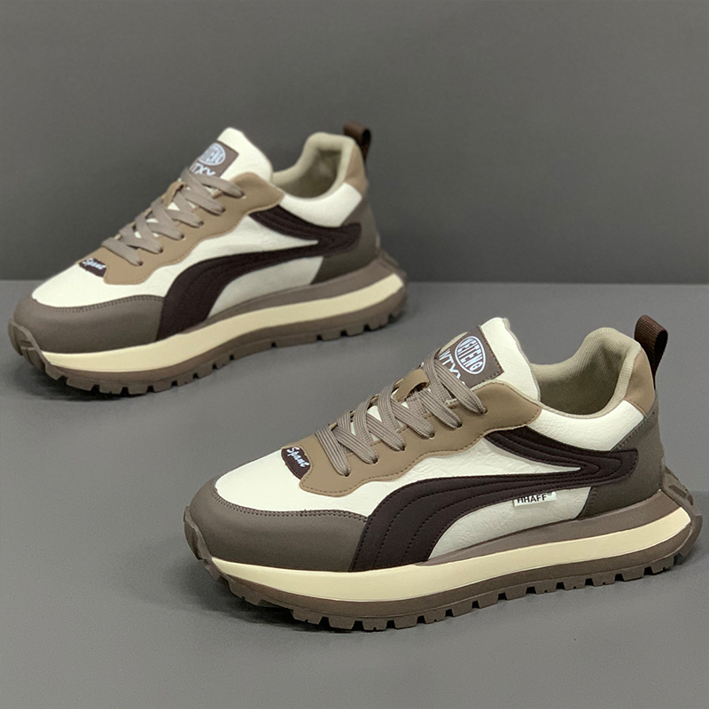 休闲鞋软底耐磨增高老爹阿甘鞋