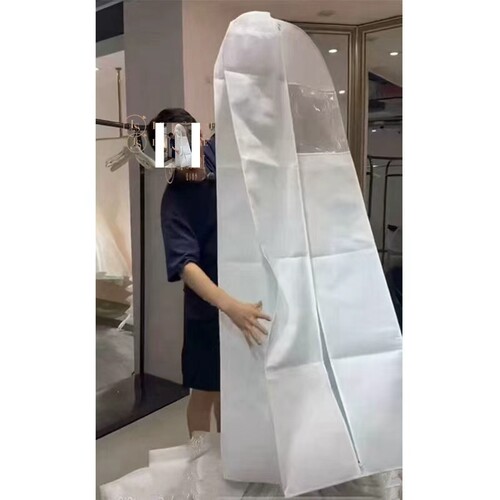 新款加厚180超大包收纳袋子拉链悬挂防尘罩婚纱礼服双面无纺布