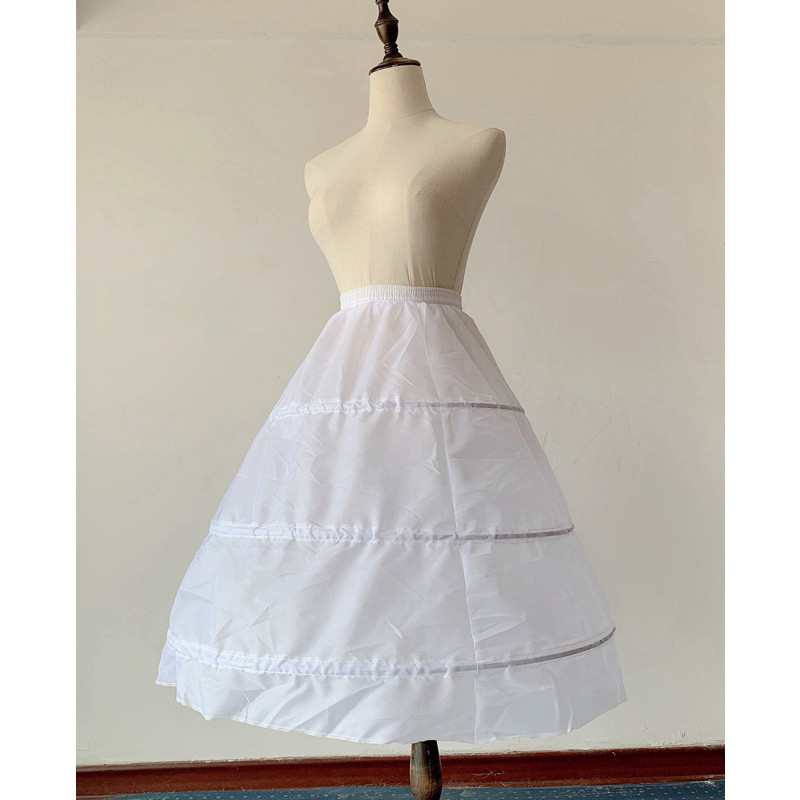 女童裙撑lolita62厘米蓬蓬演出服裙花童礼服儿童公主长裙内半身裙图片