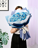 指艺时代手折纸星星花束DIY手工材料包满天星全套折好 成品星星情人节生日礼品叠星星幸运星送男女朋友彩色