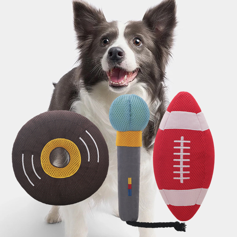 狗狗玩具发声宠物耐咬磨牙解闷毛绒柴犬拉布拉多萨摩耶户外训练