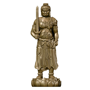 简修行不动尊菩萨摆件不动明王菩萨属鸡随身佛像精致迷你小号雕像