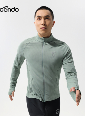 马孔多Hope麦田格男子针织拉链开衫速干手表孔跑步运动休闲外套