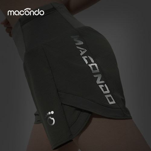 原创单品｜马孔多夜跑短裤速干凉感抑菌三口袋收纳防汗手机仓