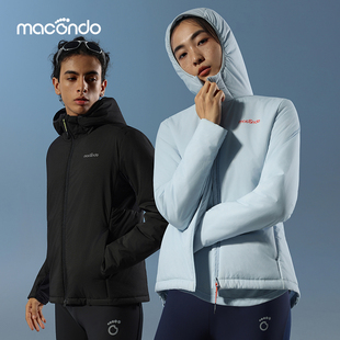 马孔多跑步连帽保暖棉服2代保暖透气运动棉衣外套 大正同款