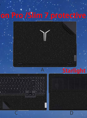 Legion5 16IRX9 Protective Film, Slim7 16IRH8 Laptop Shell Cover, Pro7 16IRX8H Body Skin Sticker
