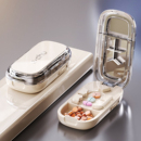 日式 切药器分药器四分之一分二剪药三分之一切割药片神器便携药盒