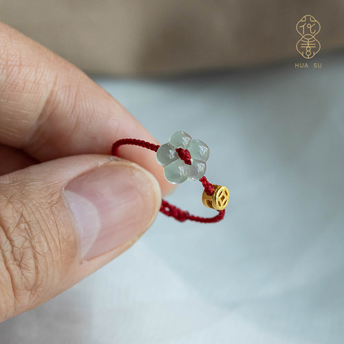 花素简约有钱花~戒指女