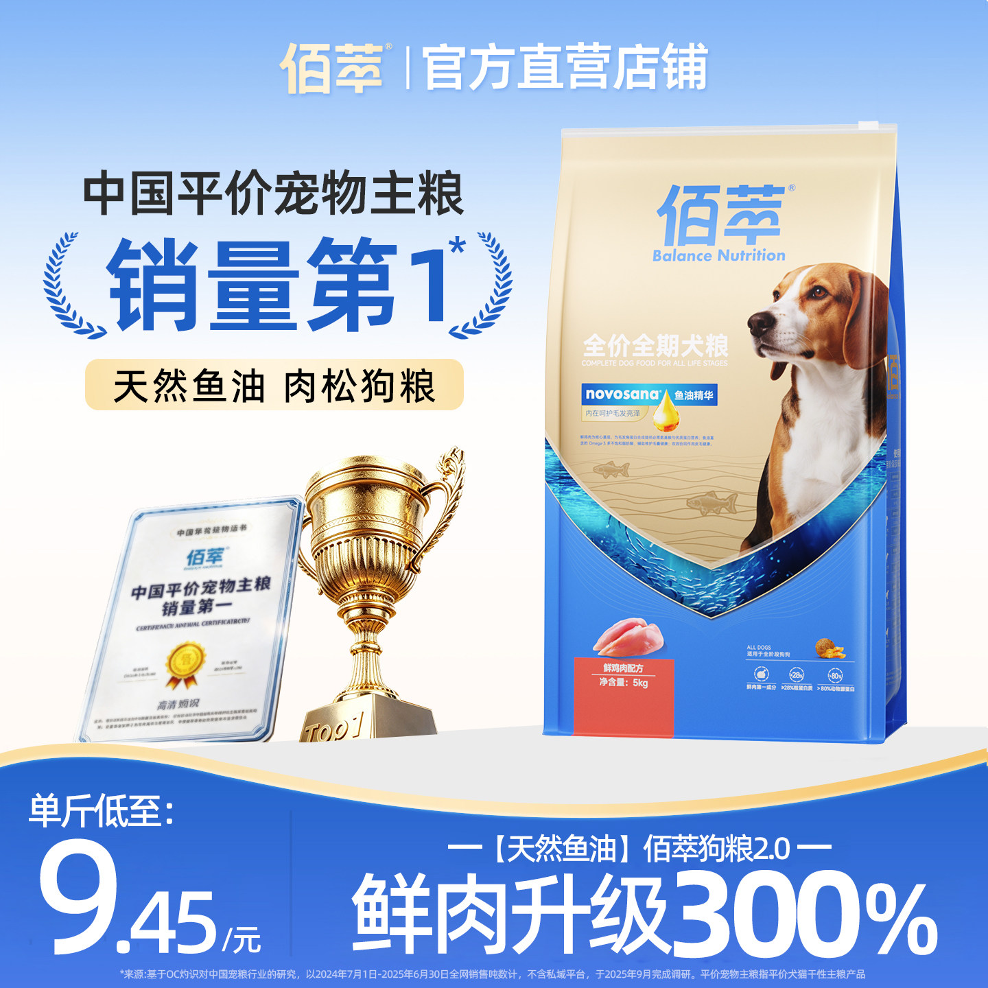 【鲜肉升级3倍】佰萃肉松狗粮图片