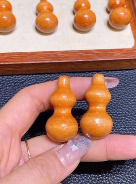 绕指柔精品天津嘴小葫芦摆件文玩手把件天然葫芦手捻手盘玩摆件女