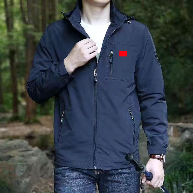男士中长款轻薄工装夹克春秋季