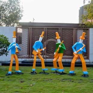 户外大提琴摆件玻璃钢音乐人艺术雕塑酒吧地产商业街公园婚庆装饰