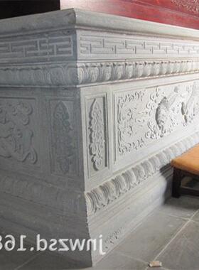 石雕佛台图片寺庙汉白玉石台制作价格宗祠花岗岩石材台子供应商