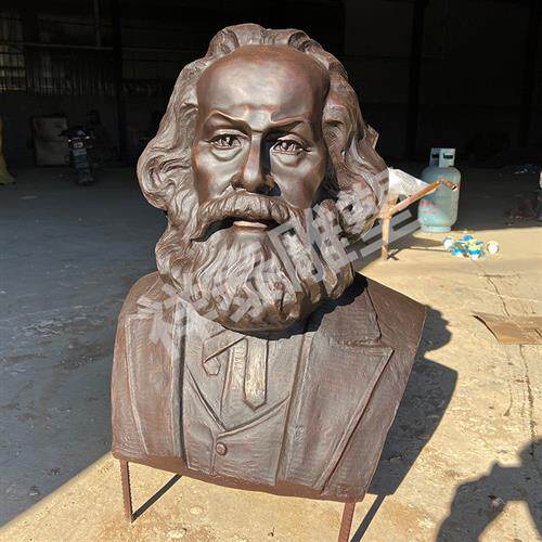 雕塑厂家铸铜雕塑人物肖像校园近代名人头像半身像胸像雕塑定制