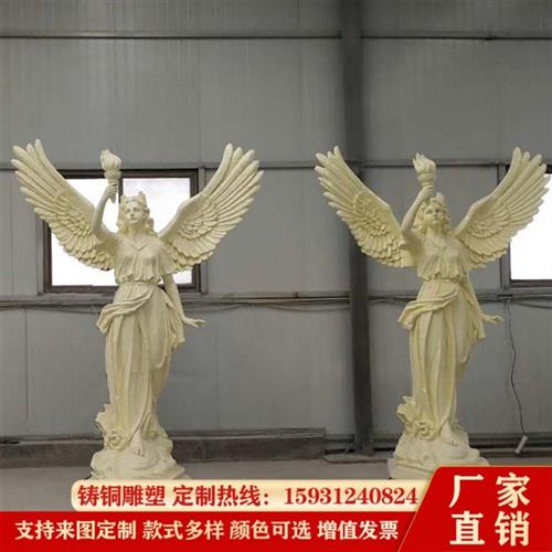 铸铜欧式女神像锻铜西方文化雕塑城市广场商业街景观人物装饰摆件